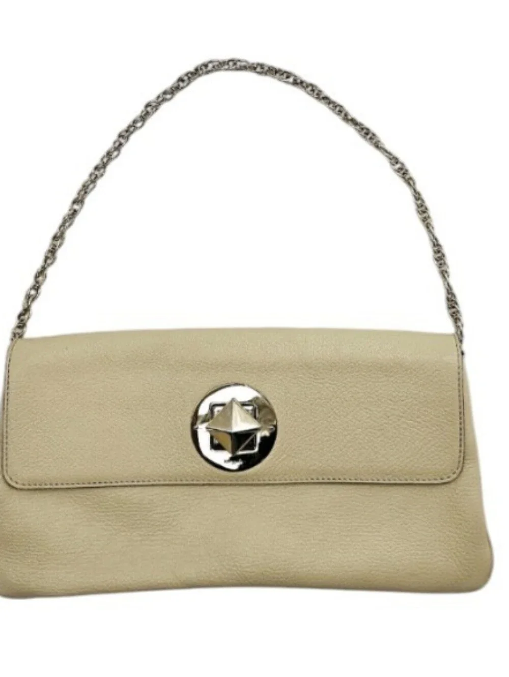 Kate Spade New York ♠️ Pebbled Leather Twist Lock Clutch Bag